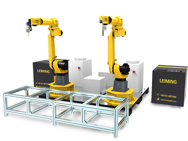 3D robot lazer kesim ve kaynak iş istasyonu
